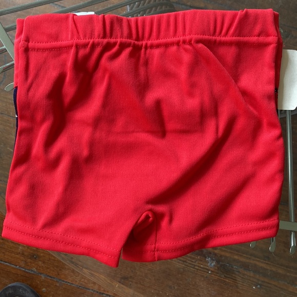 NWT with it Vintage Toddler knit apple patterned child swim trunks -2 available - Picture 3 of 9